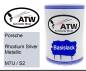 Preview: Porsche, Rhodium Silver Metallic, M7U / S2: 500ml Lackdose, von ATW Autoteile West.